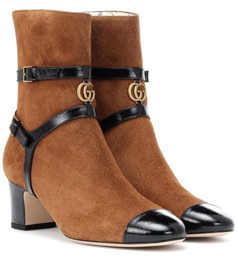 the gucci ankle boots|Gucci ankle boots suede.